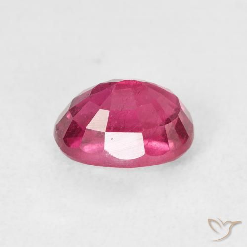 Rubí Rosa oscuro natural de 1.59 ct, Ovalada, VS