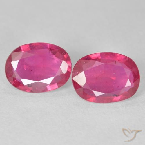 2.71ctw Natural Rojo medio Rubí, Ovalada, VS-SI