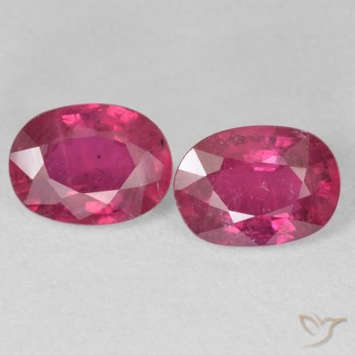 3.58ctw Natural Rojo rosado Rubí, Ovalada, VS-SI
