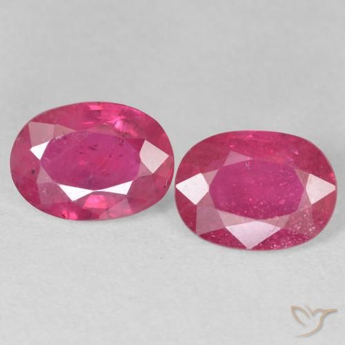3.25ctw Natural Rojo rosado Rubí, Ovalada, VS-SI
