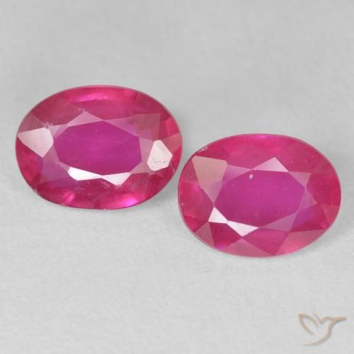 3.23ctw Natural Rosado rojizo Rubí, Ovalada, VS-SI
