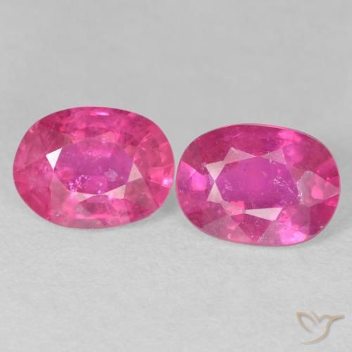 3.31ctw Natural Rosado intenso Rubí, Ovalada, VS-SI