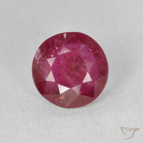 1.88ct Natural Rojo rosado Rubí, Redondo, VS-SI