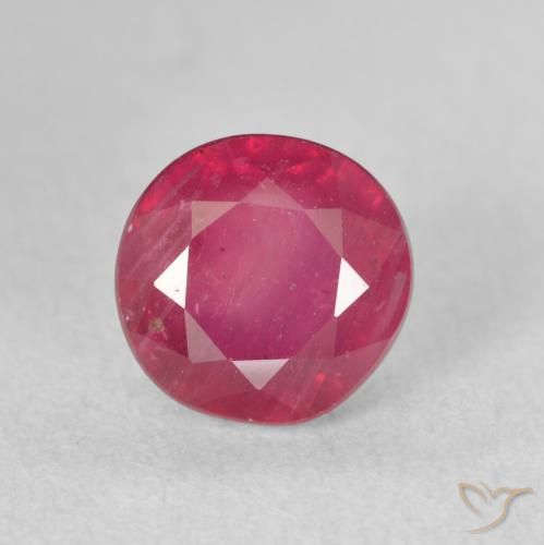 2.62ct Natural Rojo rosado Rubí, Redondo, VS-SI