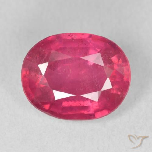 3.40ct Natural Rojo rosado Rubí, Ovalada, VS-SI