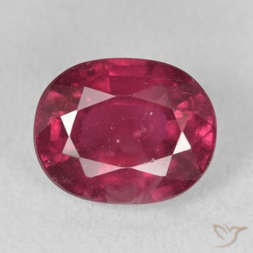 4.20ct Natural Rojo rosado Rubí, Ovalada, VS-SI