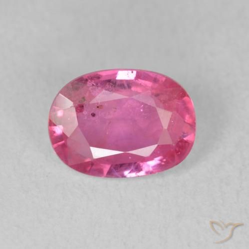 1.63ct Natural Medium Dark-Pink Rubí, Ovalada, VS-SI