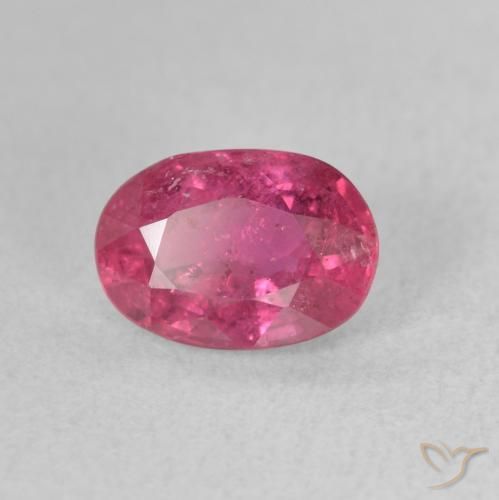 Rubí Rosado intenso natural de 1.72 ct, Ovalada, VS-SI