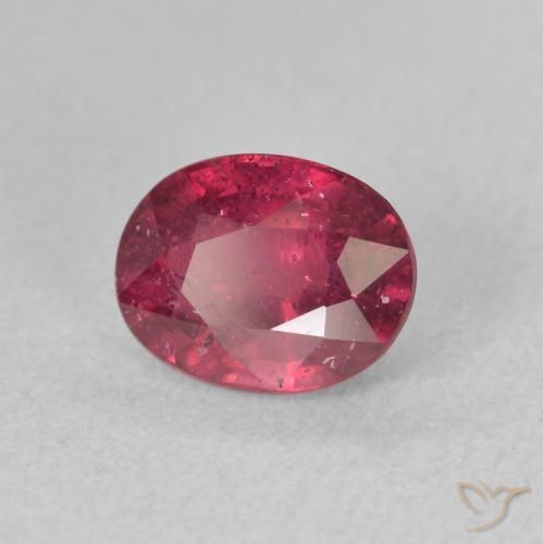 Rubí Rojo sangre natural de 2.10 ct, Ovalada, VS-SI