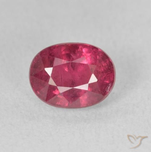 2.28ct Natural Rosado rojizo Rubí, Ovalada, VS-SI