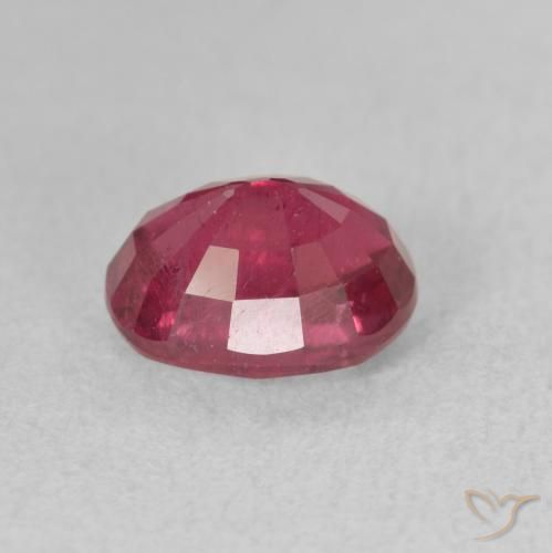 Rubí Rosado rojizo natural de 2.28 ct, Ovalada, VS-SI