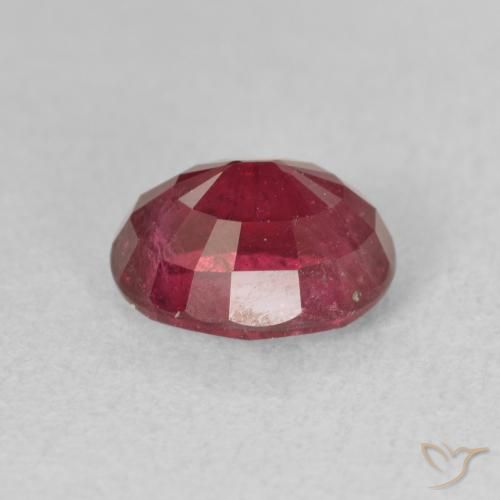 Rubí Rosado rojizo intenso natural de 2.13 ct, Ovalada, VS-SI