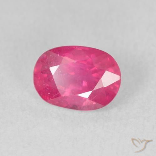Rubí Magenta intenso natural de 1.83 ct, Ovalada, VS-SI