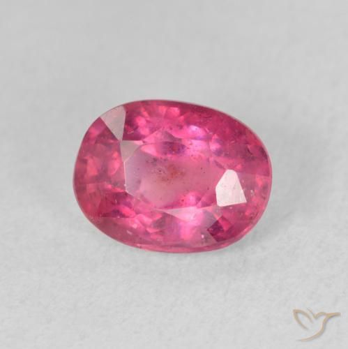 Rubí Rosa oscuro natural de 2.09 ct, Ovalada, VS-SI