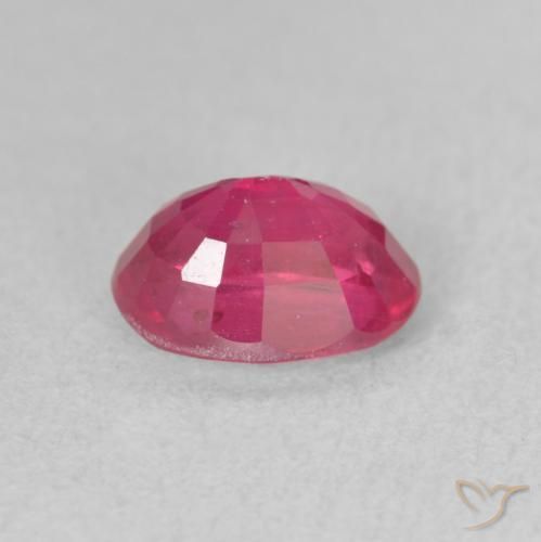 Rubí Rojo rosado natural de 1.94 ct, Ovalada, VS-SI