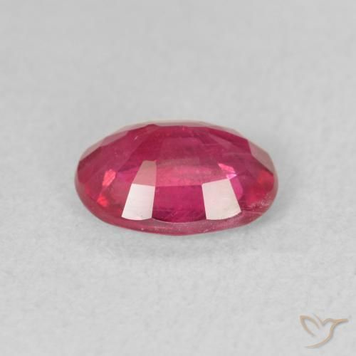 Rubí Rosado rojizo natural de 1.60 ct, Ovalada, VS-SI