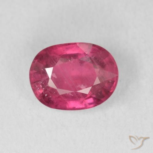 1.87ct Natural Rojo medio Rubí, Ovalada, VS-SI