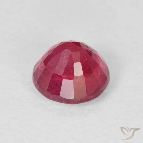 Rubí Rojo sangre natural de 1.60 ct, Redondo, VS-SI
