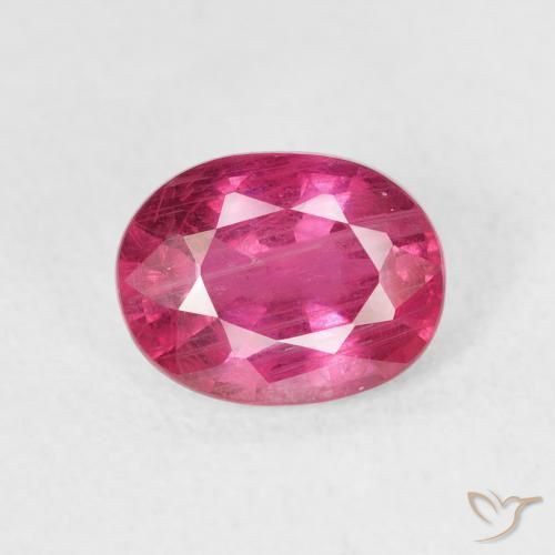 1.67ct Natural Rojo rosado Rubí, Ovalada, SI