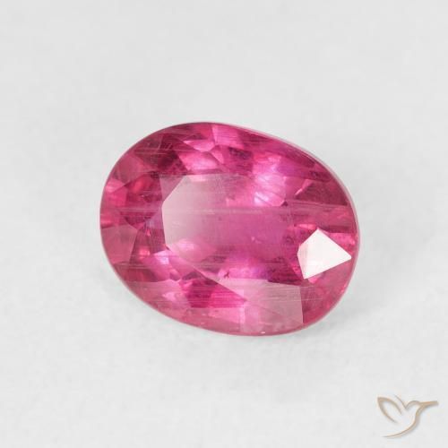 Rubí Rojo rosado natural de 1.67 ct, Ovalada, SI