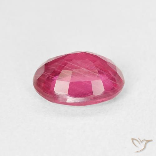 Rubí Rojo rosado natural de 1.67 ct, Ovalada, SI