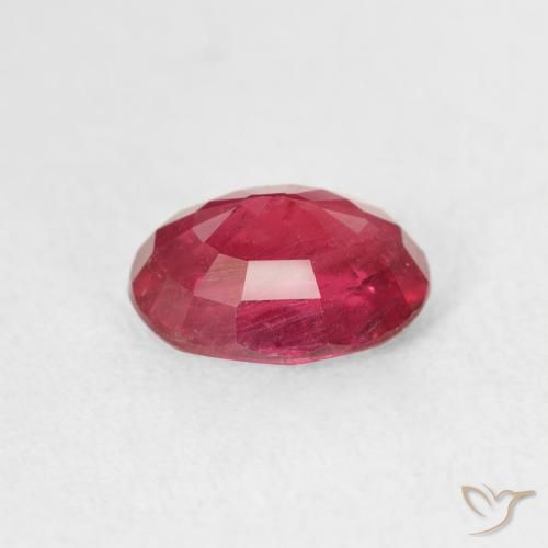 Rubí Rojo medio natural de 1.70 ct, Ovalada, VS-SI