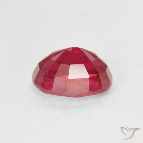 Rubí Rojo oscuro natural de 2.08 ct, Ovalada, VS-SI