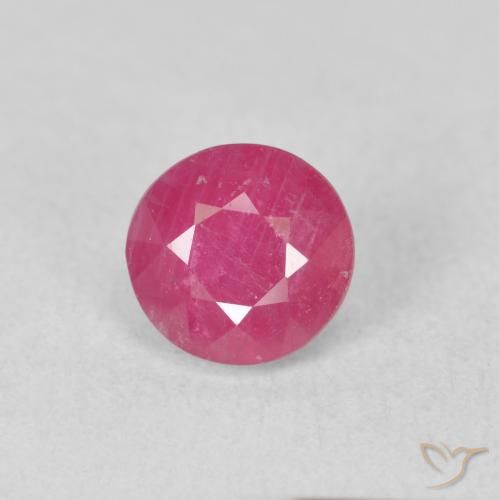 1.79ct Natural Rojo medio Rubí, Redondo, VS-SI