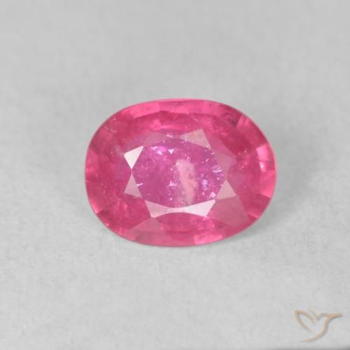 1.47ct Natural Magenta intenso Rubí, Ovalada, VS-SI
