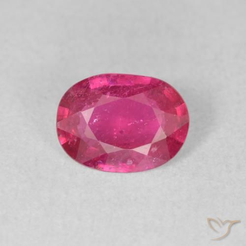 1.23ct Natural Rosado rojizo Rubí, Ovalada, VS-SI