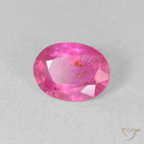 Rubí Rosado intenso natural de 1.45 ct, Ovalada, VS-SI