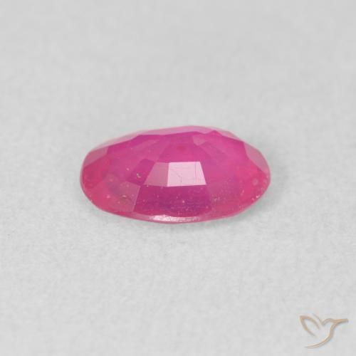 Rubí Rosado intenso natural de 1.26 ct, Ovalada, VS-SI