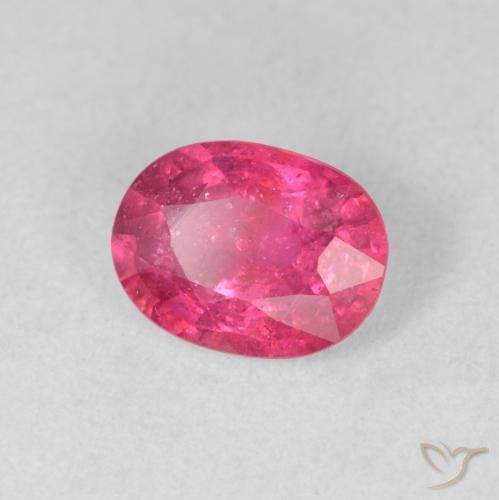 Rubí Rojo rosado natural de 1.63 ct, Ovalada, SI