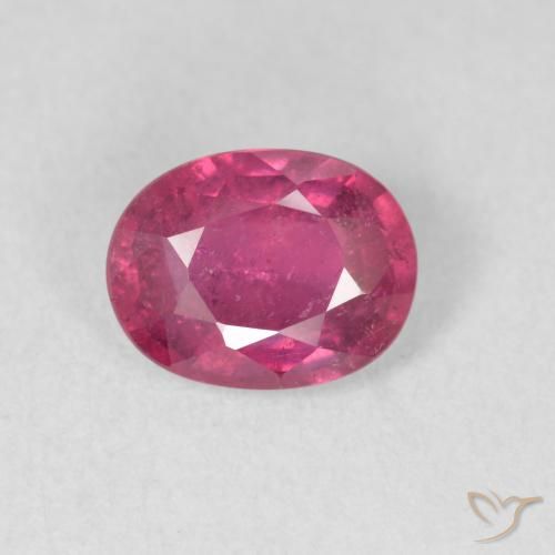 1.68ct Natural Rojo rosado Rubí, Ovalada, VS-SI