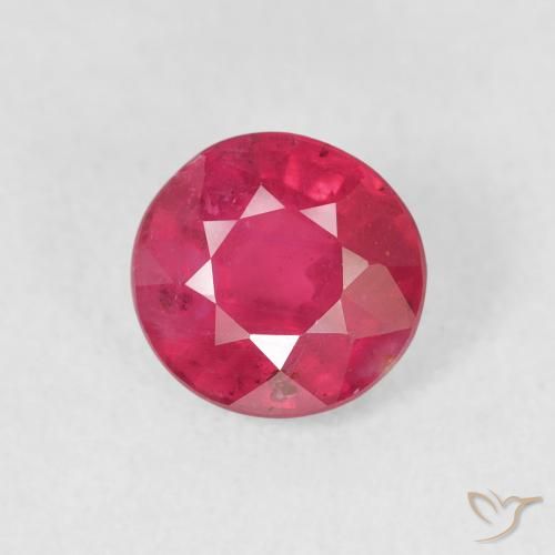 1.48ct Natural Rosado rojizo Rubí, Redondo, VS-SI