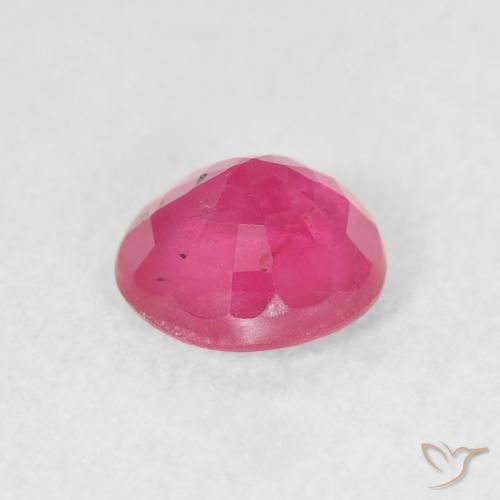 Rubí Magenta intenso natural de 1.40 ct, Redondo, VS-SI