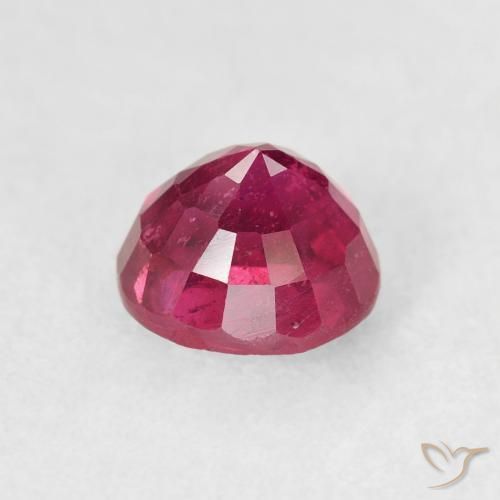 Rubí Medium Dark-Pink natural de 1.72 ct, Redondo, VS-SI