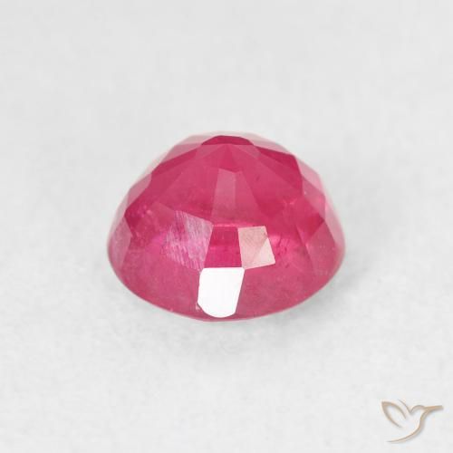 Rubí Rosado intenso natural de 1.54 ct, Redondo, VS-SI
