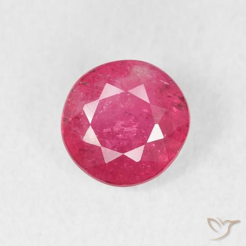 1.18ct Natural Rosado intenso Rubí, Redondo, VS-SI