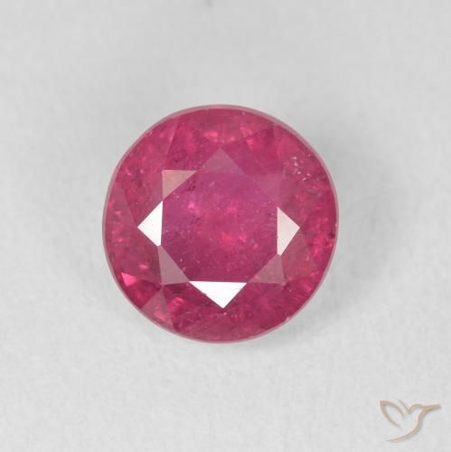 2.18ct Natural Rojo medio Rubí, Redondo, VS-SI