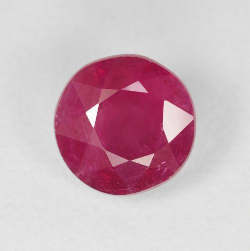 3.37ct Natural Rojo medio Rubí, Redondo, VS-SI