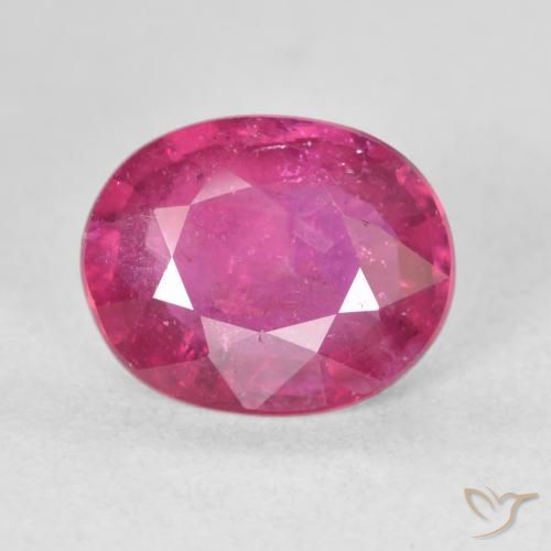 3.05ct Natural Rojo rosado Rubí, Ovalada, VS-SI
