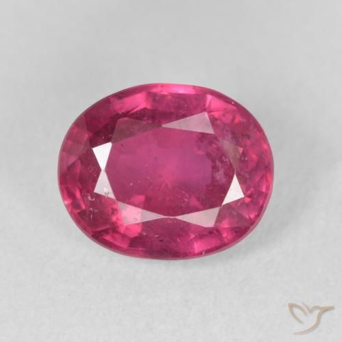 3.59ct Natural Rojo claro Rubí, Ovalada, VS-SI