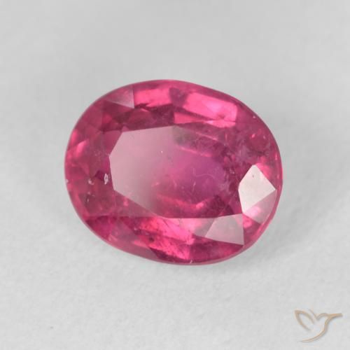 Rubí Rojo claro natural de 3.59 ct, Ovalada, VS-SI