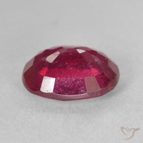 Rubí Rojo mermelada natural de 3.60 ct, Ovalada, VS-SI