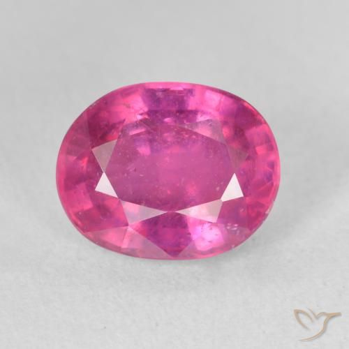 3.90ct Natural Magenta intenso Rubí, Ovalada, VS-SI
