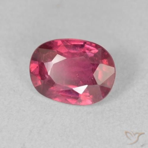 Rubí Rojo rosado natural de 1.65 ct, Ovalada, VS-SI