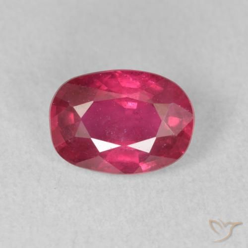 1.58ct Natural Rosado rojizo intenso Rubí, Ovalada, VS-SI