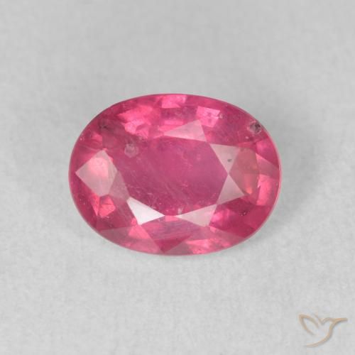 1.71ct Natural Rojo rosado Rubí, Ovalada, VS-SI