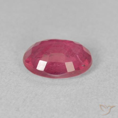Rubí Rojo rosado natural de 1.71 ct, Ovalada, VS-SI